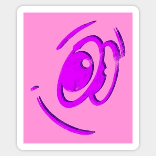 GreenSkinMango g’mangos SmilePinkPurple Sticker